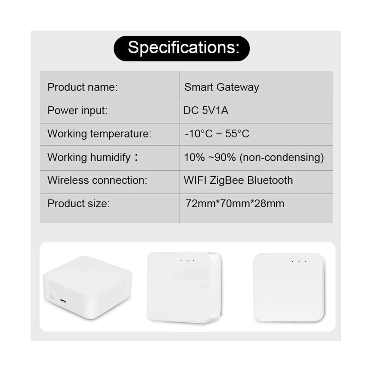 Tuya Zigbee WiFi Bluetooth Smart Multi Mode Gateway Совместимый мост-концентратор Smart Life APP Control для Alexa Google Home - 5