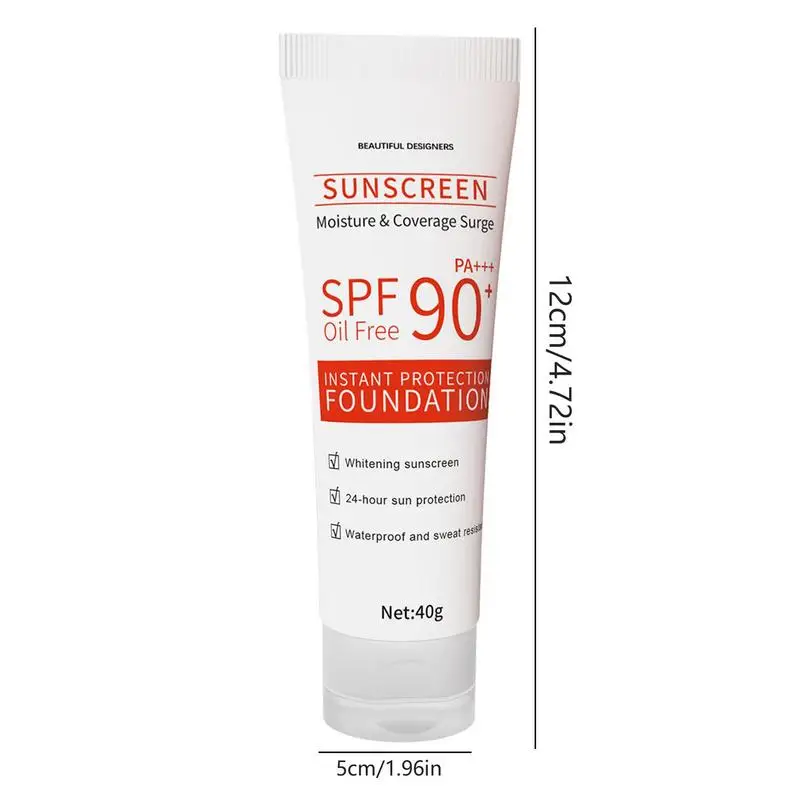 spf 90 Солнцезащитный крем Солнцезащитная пленка для лица Солнцезащитные кремы широкого спектра действия Защита от UVA / UVB Увлажняющие и без жира - 5