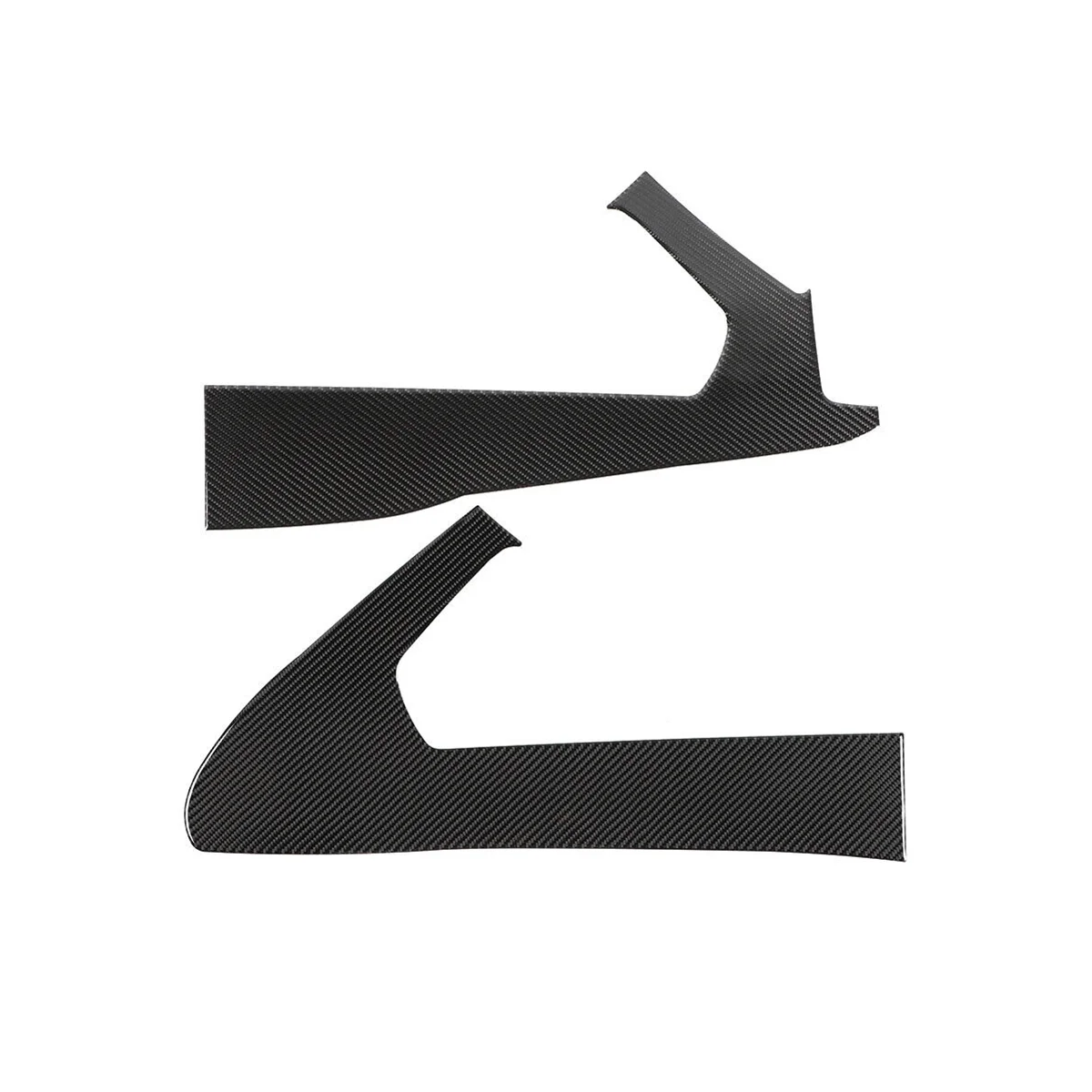 Обшивка боковой панели переключения передач для Chevrolet Silverado GMC Sierra 2014-2018 Аксессуары Мягкое углеродное волокно - 0