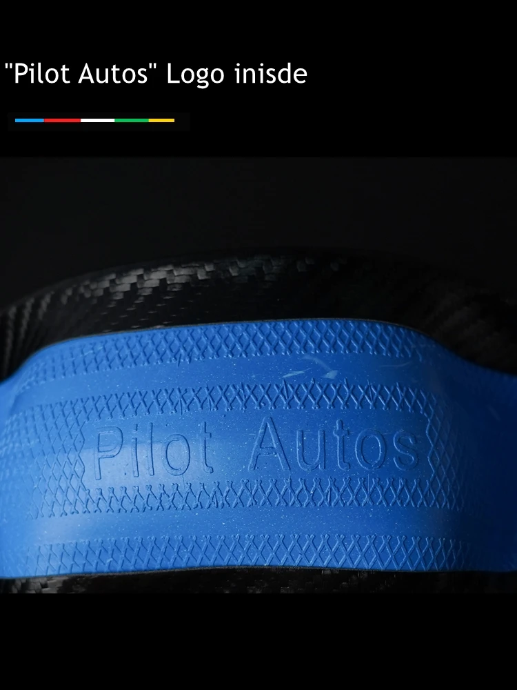  для Honda HR-V HRV Автомобильный чехол на рулевое колесо Натуральная кожа из углеродного волокна Женщины Мужчины Лето Зима - 5