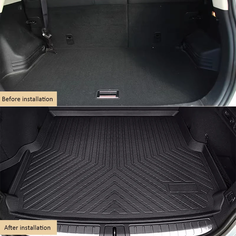  Автомобильный коврик для заднего багажника Suzuki SX4 S Cross 2014-2021 2020 2018 2016 2015 Водонепроницаемые защитные противоскользящие прокладки для хранения Аксессуары - 2
