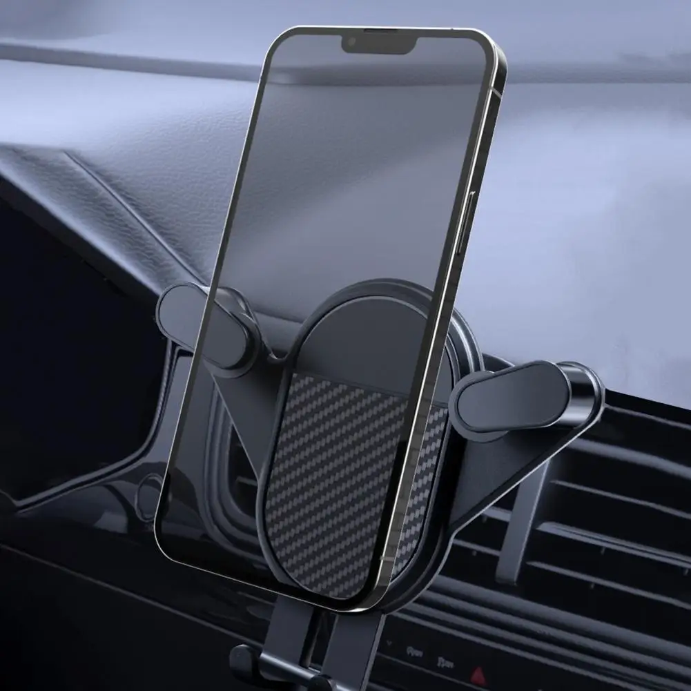 Многоугольный регулируемый автомобильный держатель для телефона Универсальный автомобильный держатель для телефона Крепление для вентиляционного отверстия на 360 градусов Поворотный регулируемый для мобильных устройств - 2