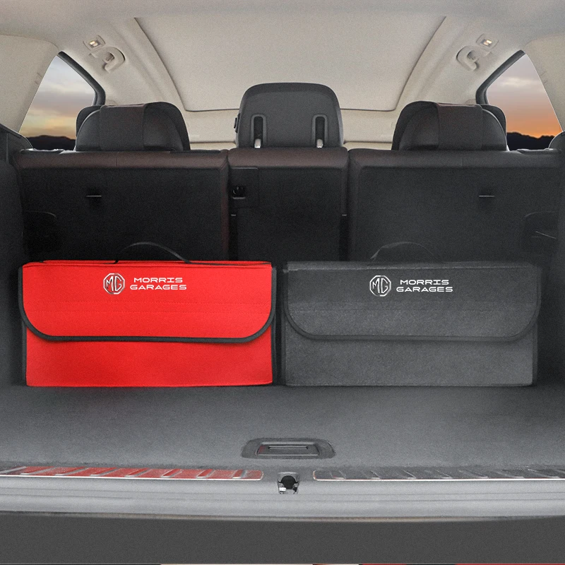  Сумка для хранения багажника автомобиля Органайзер Всякая всякая коробка для уборки для Morris Garages MG 3 5 6 7 HS ZS GS Hector GT ZR RX5 RX8 - 1
