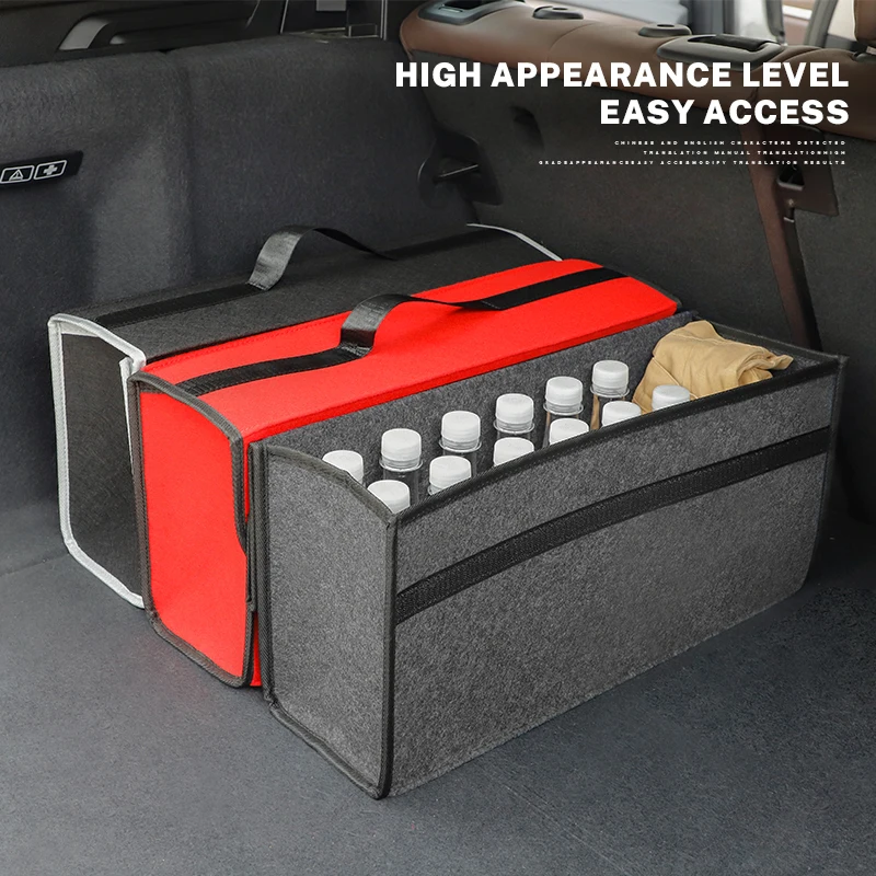  Сумка для хранения багажника автомобиля Органайзер Всякая всякая коробка для уборки для Morris Garages MG 3 5 6 7 HS ZS GS Hector GT ZR RX5 RX8 - 4