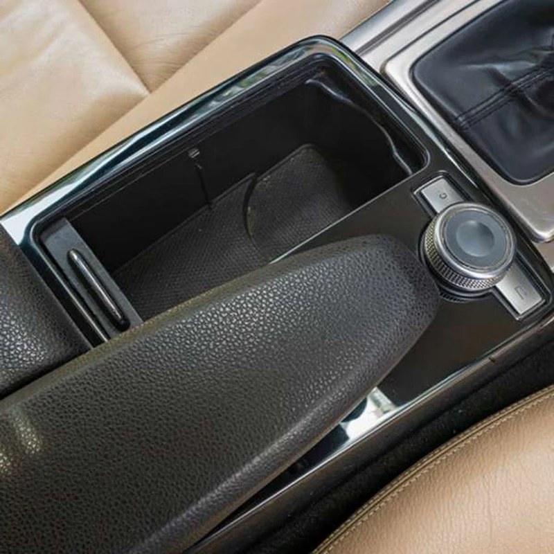  Car Center Console Water Cup Holder Frame Cover Trim Аксессуары для Mercedes Benz C Class W204 C180 C200 2007-2014 (RHD) - 5