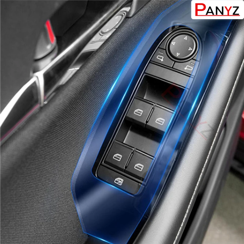  Автомобильная внутренняя центральная консоль прозрачная защитная пленка из ТПУ с защитой от царапин для навигации для аксессуаров Mazda CX30 2020 2021 - 4
