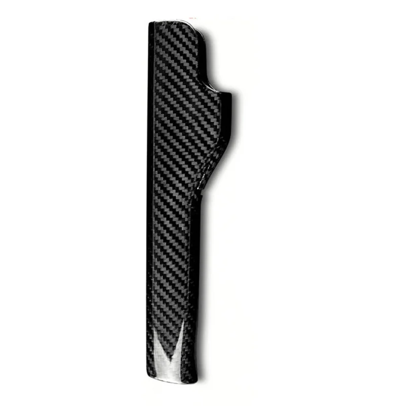 Настоящая крышка ручного тормоза из углеродного волокна Ручка ручного стояночного тормоза для Jetta MK3 Golf 6 MK5 MK6 EOS Scirocco - 0