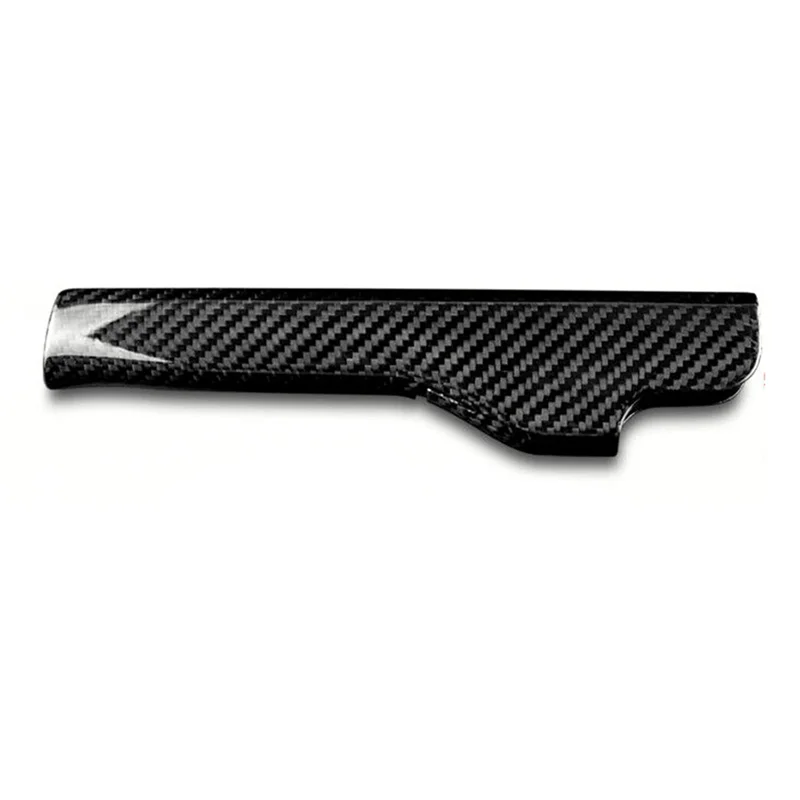Настоящая крышка ручного тормоза из углеродного волокна Ручка ручного стояночного тормоза для Jetta MK3 Golf 6 MK5 MK6 EOS Scirocco - 1
