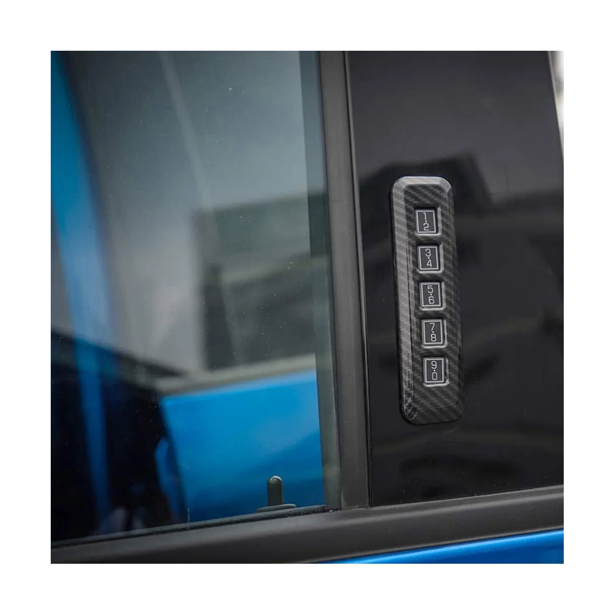 Крышка кнопки с паролем дверного замка Стойка Отделка клавиатуры для - 5