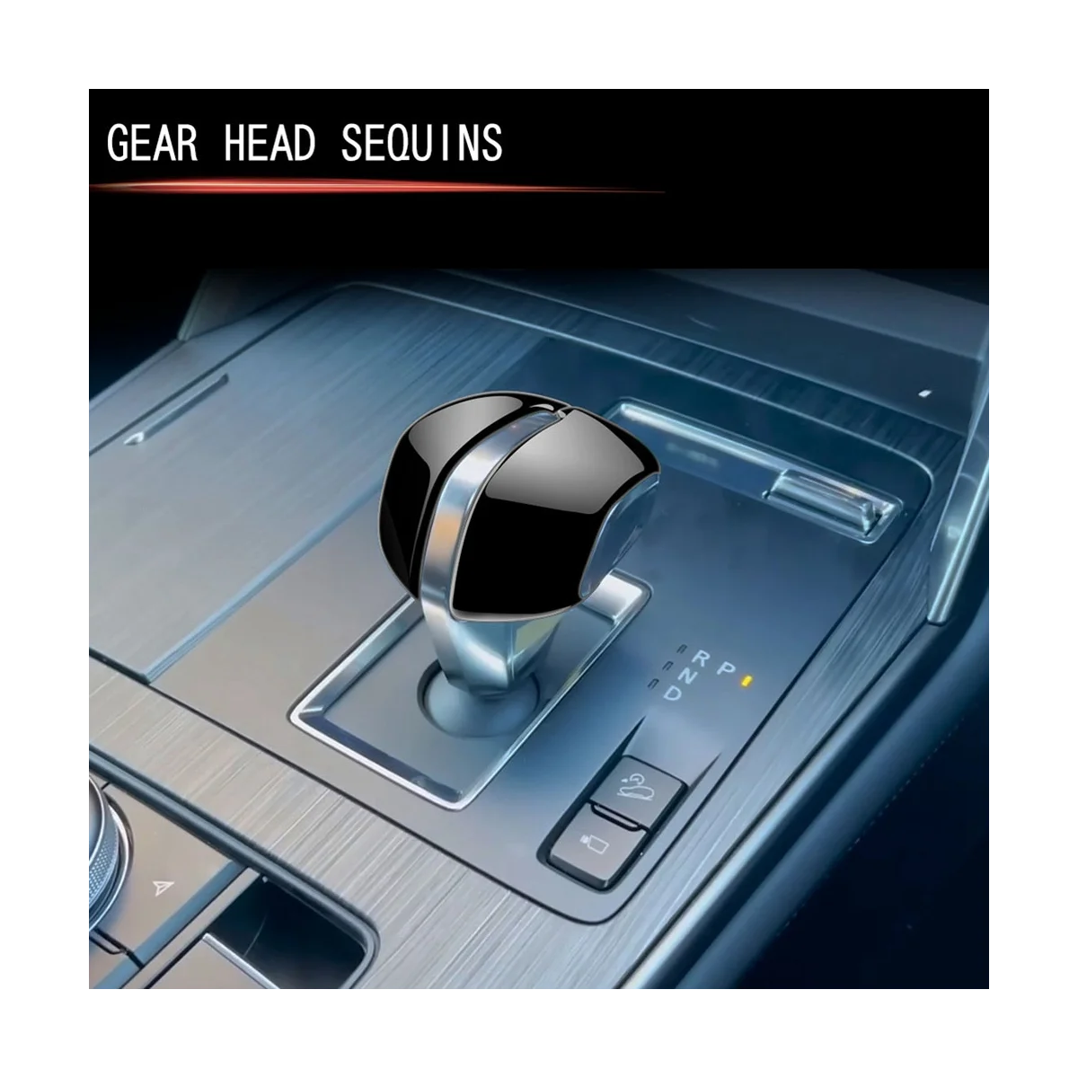  Автомобильная ярко-черная крышка ручки переключения передач Центральная ручка переключения передач Украшение крышки для Mazda Cx-60 2020-2023 - 2