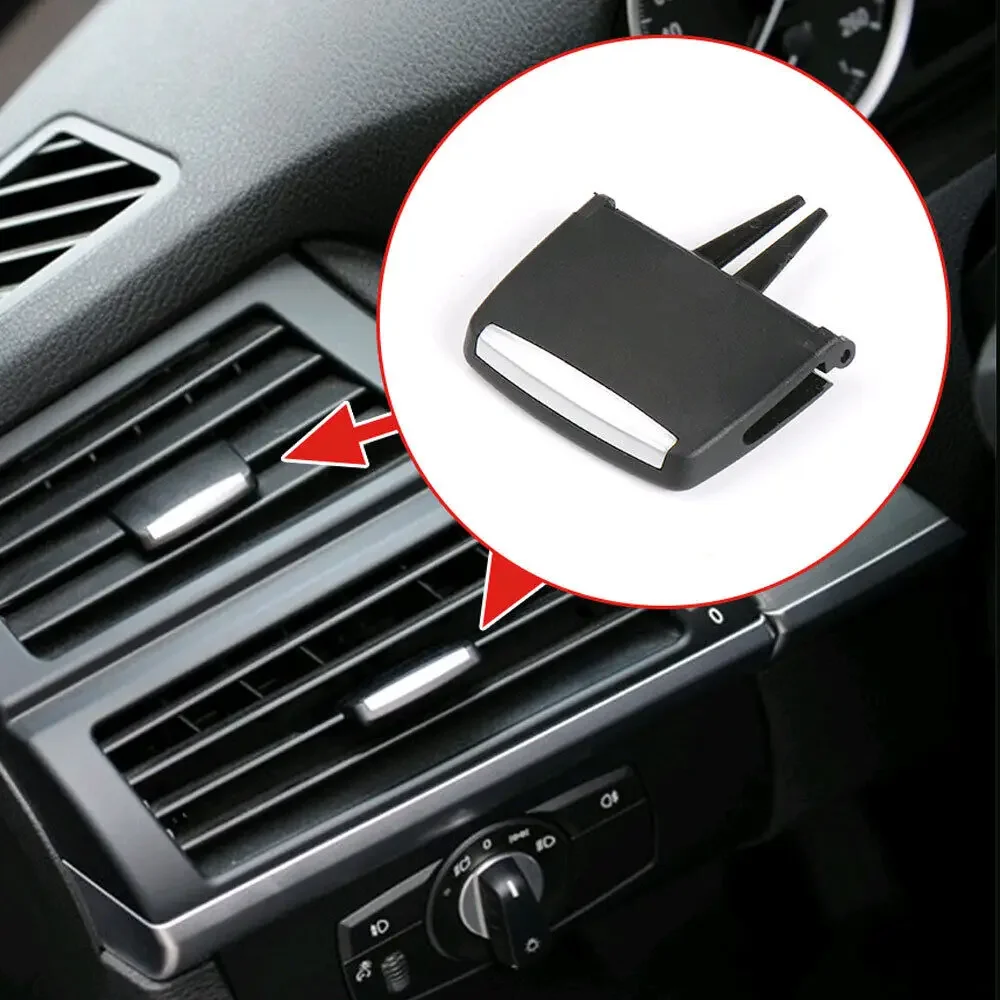 Автомобильный передний / задний центральный кондиционер кондиционера вентиляционный выход зажим зажим для BMW X5 E70 X6 E71 Регулировка кондиционера - 1