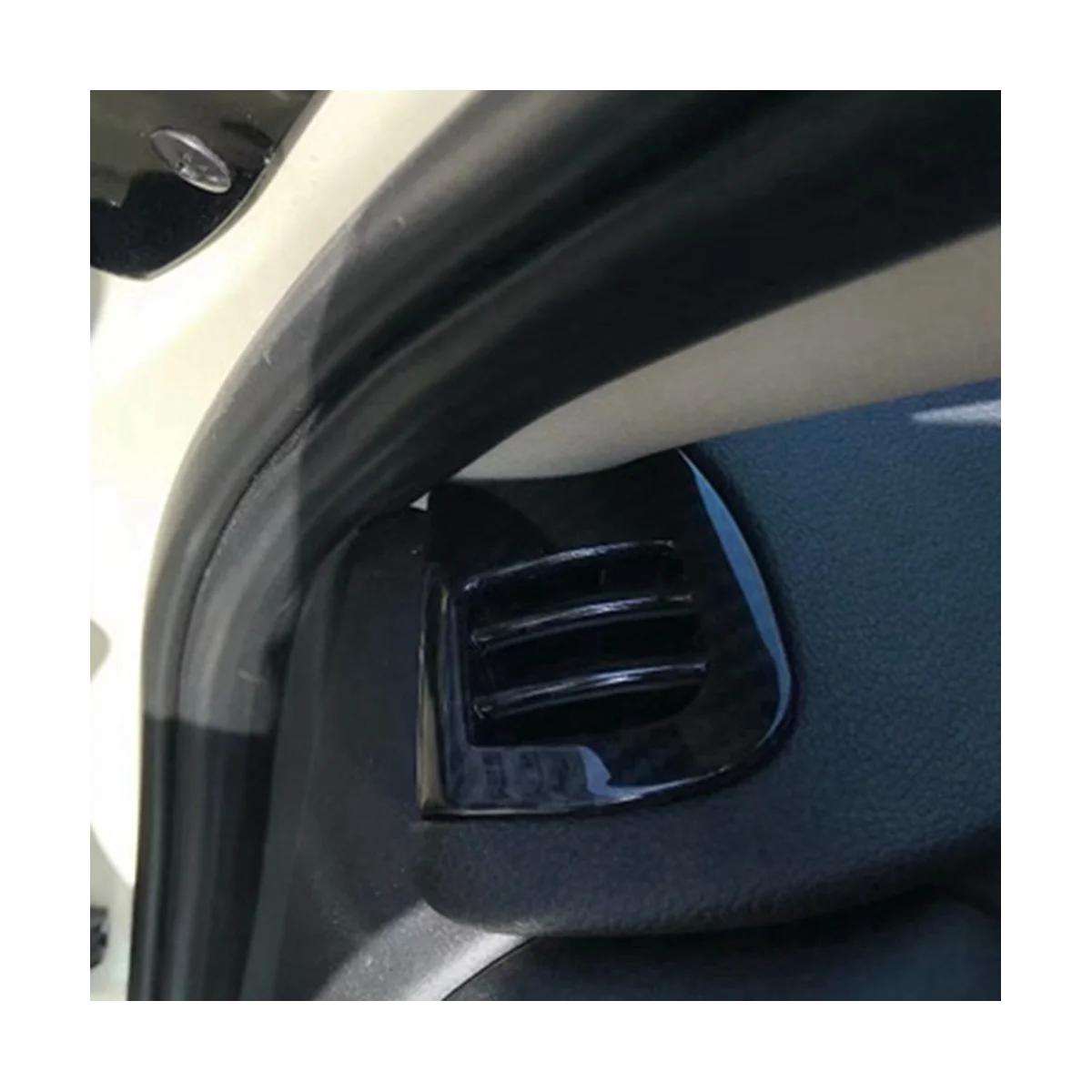  Наклейка на крышку вентиляционного отверстия для Mini Cooper F55 F56 F57 Аксессуары для хэтчбека ABS Carbon Fiber - 3