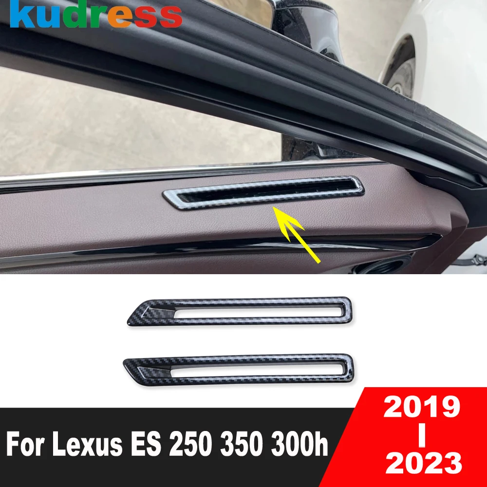 Накладка крышки вентиляционного отверстия передней двери автомобиля для Lexus ES 250 350 300h 2019 2020 2021 2022 2023 Карбоновые аксессуары для интерьера - 0