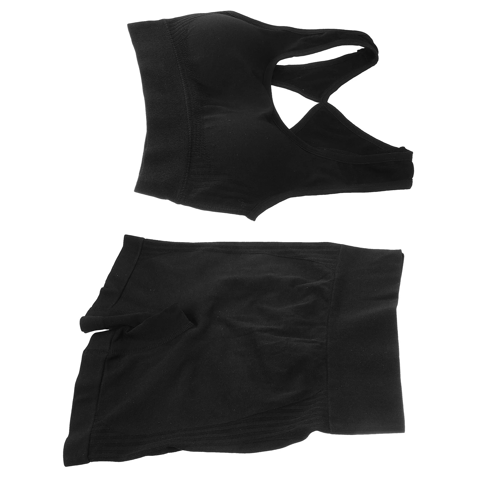 1 Набор для тренировок Спортивный комплект Тренировочные шорты Набор дышащих спортивных костюмов для женщин S/M - 2