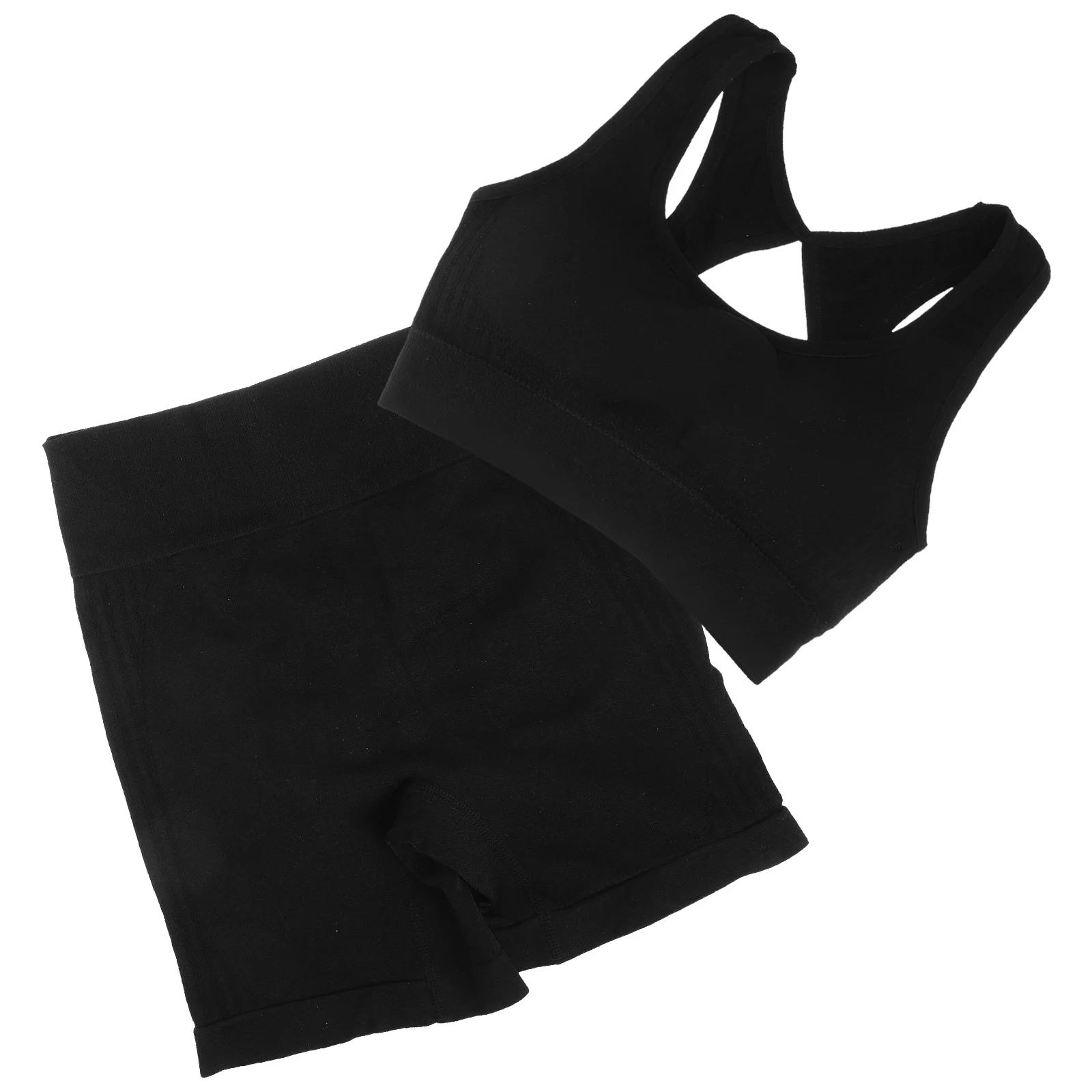 1 Набор для тренировок Спортивный комплект Тренировочные шорты Набор дышащих спортивных костюмов для женщин S/M - 3