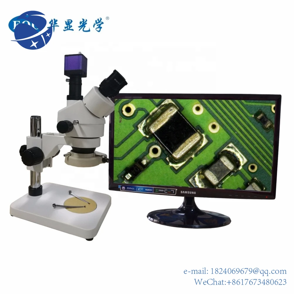 EOC Цифровой микроскоп 0745 для электронной печатной платы ювелирные изделия сотовый телефон Стерео бинокулярный микроскопдля тринокля - 0