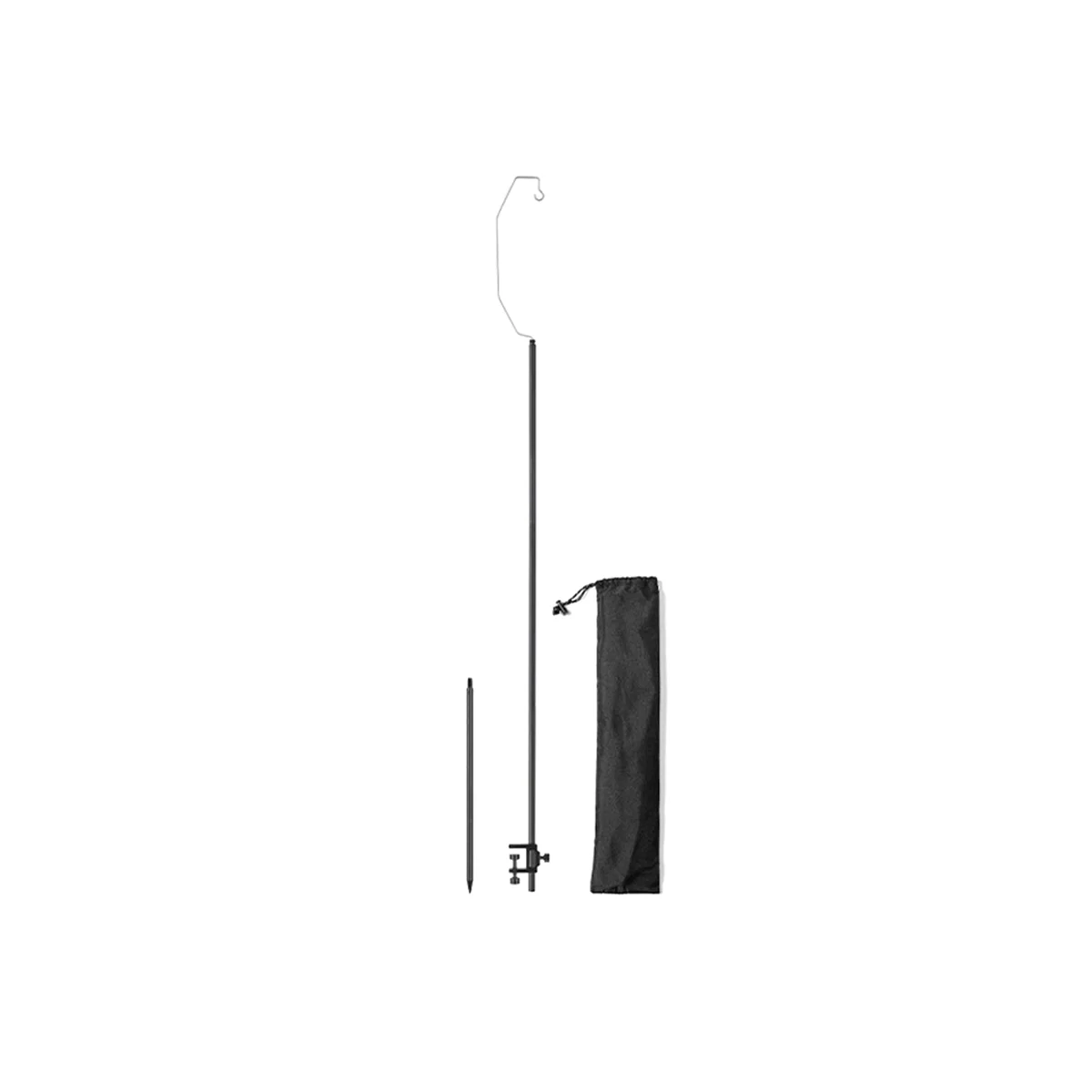  Открытый алюминиевый сплав Настольный держатель освещения Портативный регулируемый кемпинг Light Hooks Держатель для кемпинга, C Style - 2