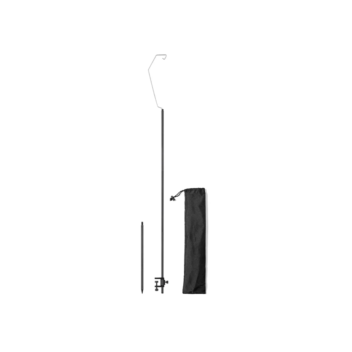  Открытый алюминиевый сплав Настольный держатель освещения Портативный регулируемый кемпинг Light Hooks Держатель для кемпинга, C Style - 3