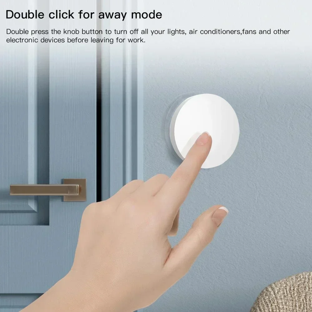Tuya Zigbee Smart Button Пульт дистанционного управления Smart Scene Switch Беспроводной пульт дистанционного управления Умный дом с Alexa Google Home Devices - 5