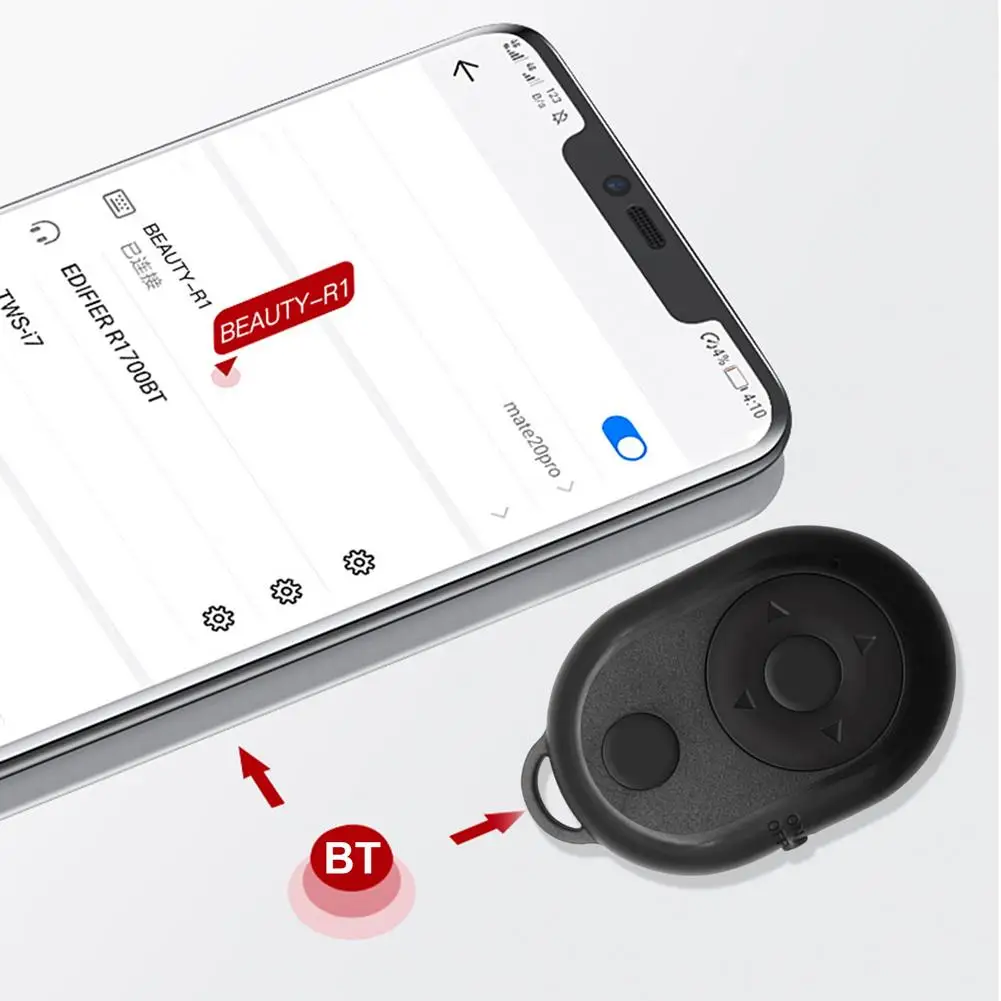 Bluetooth Fingertip Video Controller Douyin Короткое видео Страница Перелистывание Как Устройство Пульт Дистанционного Управления Мобильным Телефоном Кольцевое Устройство - 5