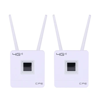 2X 3G 4G LTE Wifi Router Портативная точка доступа 150 Мбит/с Разблокированный беспроводной маршрутизатор CPE со слотом для SIM-карты Порт WAN/LAN Вилка ЕС
