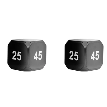2X Cube-Timer Кухонный таймер Датчик гравитации Flip Meditation Таймер для управления временем и обратного отсчета 5-15-25-45 мин (черный)