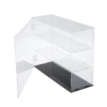 3-слойная прозрачная акриловая дисплейная коробка, настольная коробка, органайзер, подставка, пыленепроницаемый, витрина для