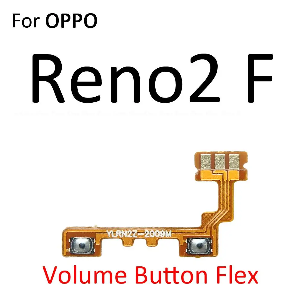  Power ON OFF Выключатель без звука Клавиша управления громкостью Кнопка громкости Гибкий кабель для OPPO Reno2 Reno3 Pro F Z 4G 5G Запасные части - 3