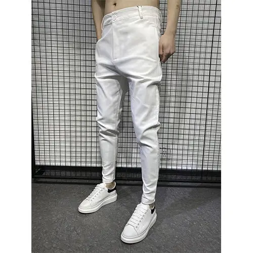 2023 Модные брюки Мужские карандаш Гарем Однотонный Уличная одежда Корейские джоггеры Трендовая одежда для мужских брюк L103 - 2