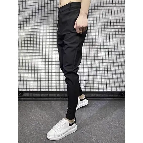 2023 Модные брюки Мужские карандаш Гарем Однотонный Уличная одежда Корейские джоггеры Трендовая одежда для мужских брюк L103 - 5