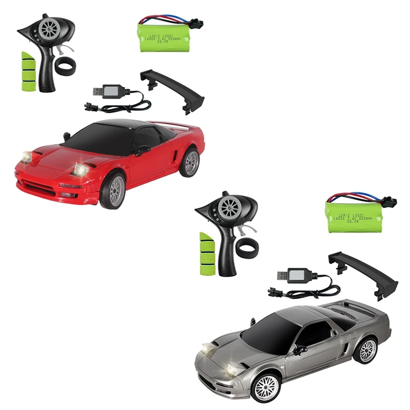 HOT-LD1803 1/18 2.4G 2WD RC Авто Дрифт Автомобили Светодиодные фонари Полномасштабная контролируемая модель Детские игрушки - 0