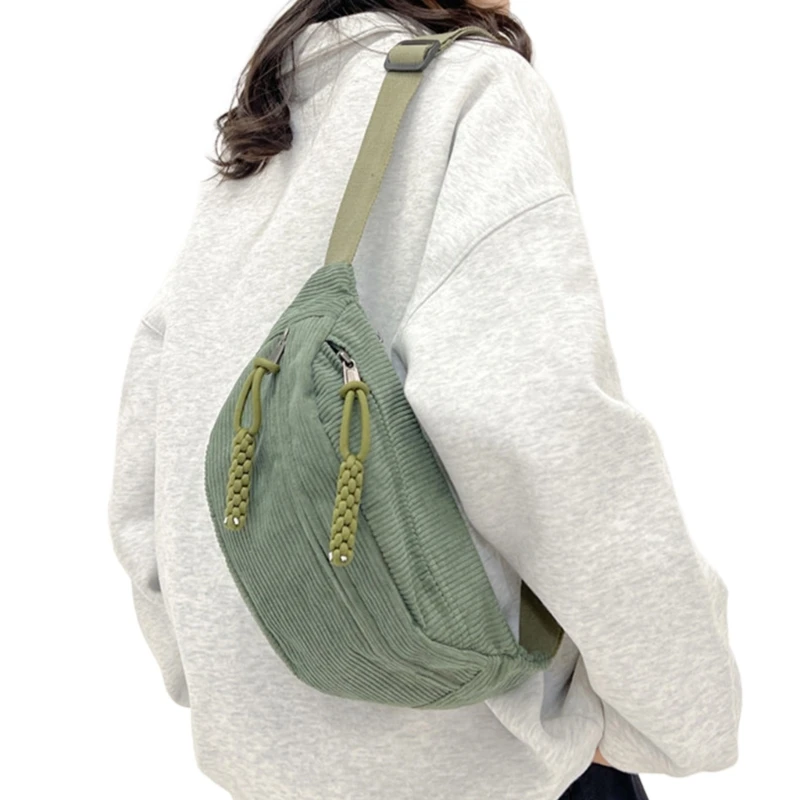  Легкая сумка через плечо для студентов Универсальная и портативная поясная сумка Sling Fanny Pack - 2
