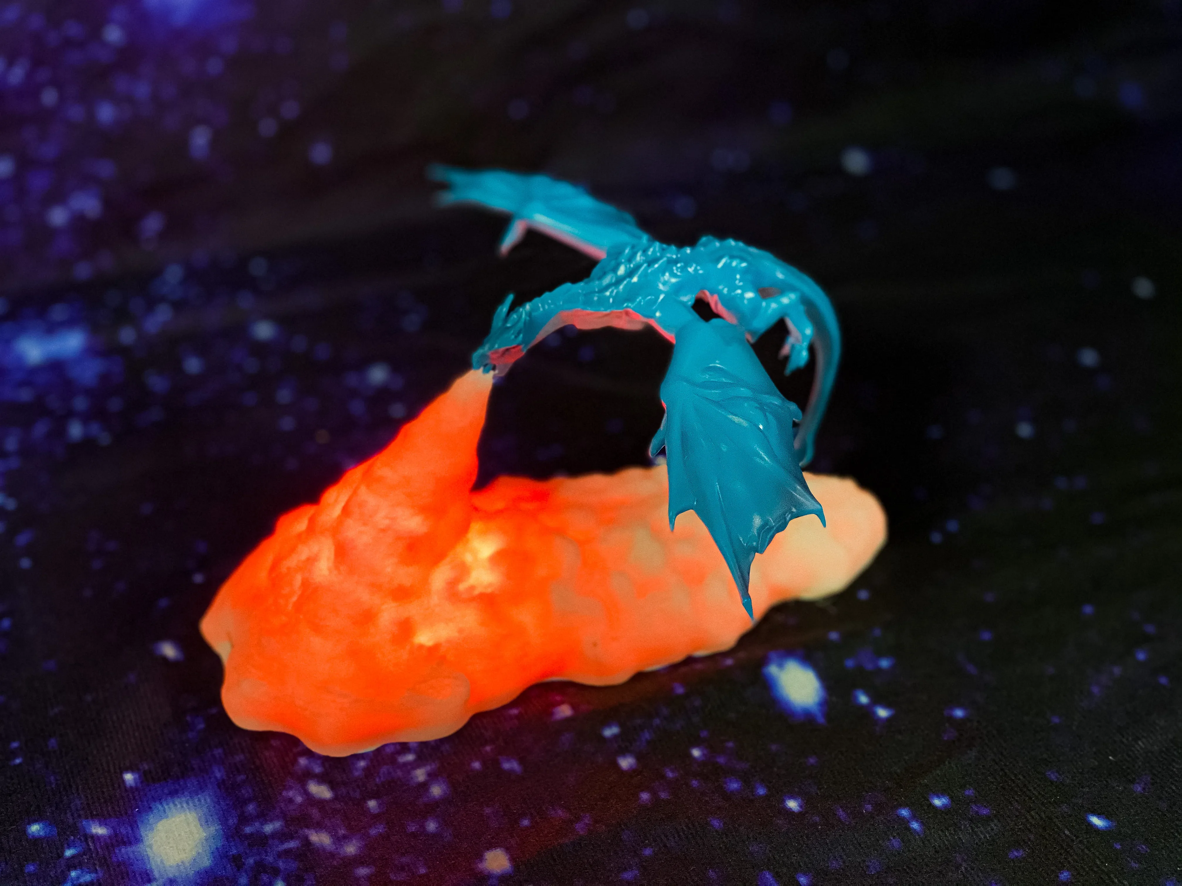 3D-печатный ночник дракона Светодиодные ночные лампы для дома Лучшие подарки для детей Товары для дома Огонь Дракон Ледяной дракон Декоративный - 4