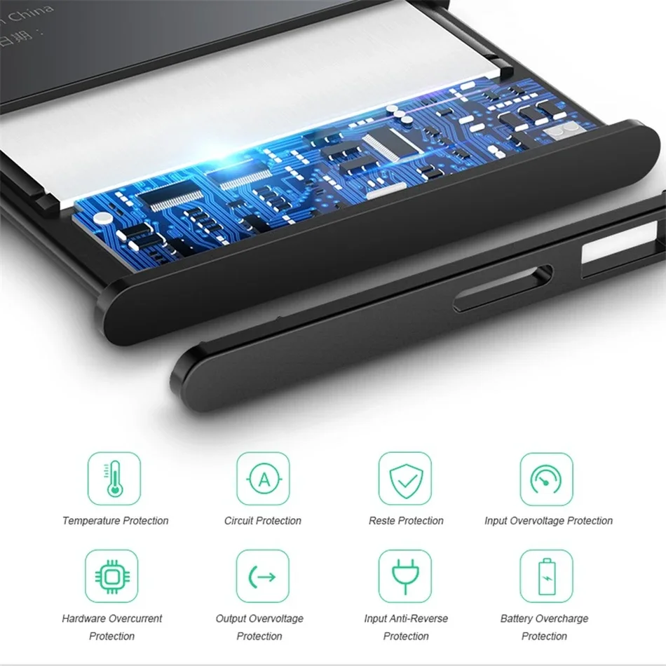 Аккумулятор для аккумулятора мобильного телефона Huawei P6 P7 P8 P9 P10 P20 P30 (Lite/pro/plus/mini/max/lite 2017) HB366481ECW HB386280ECW - 1