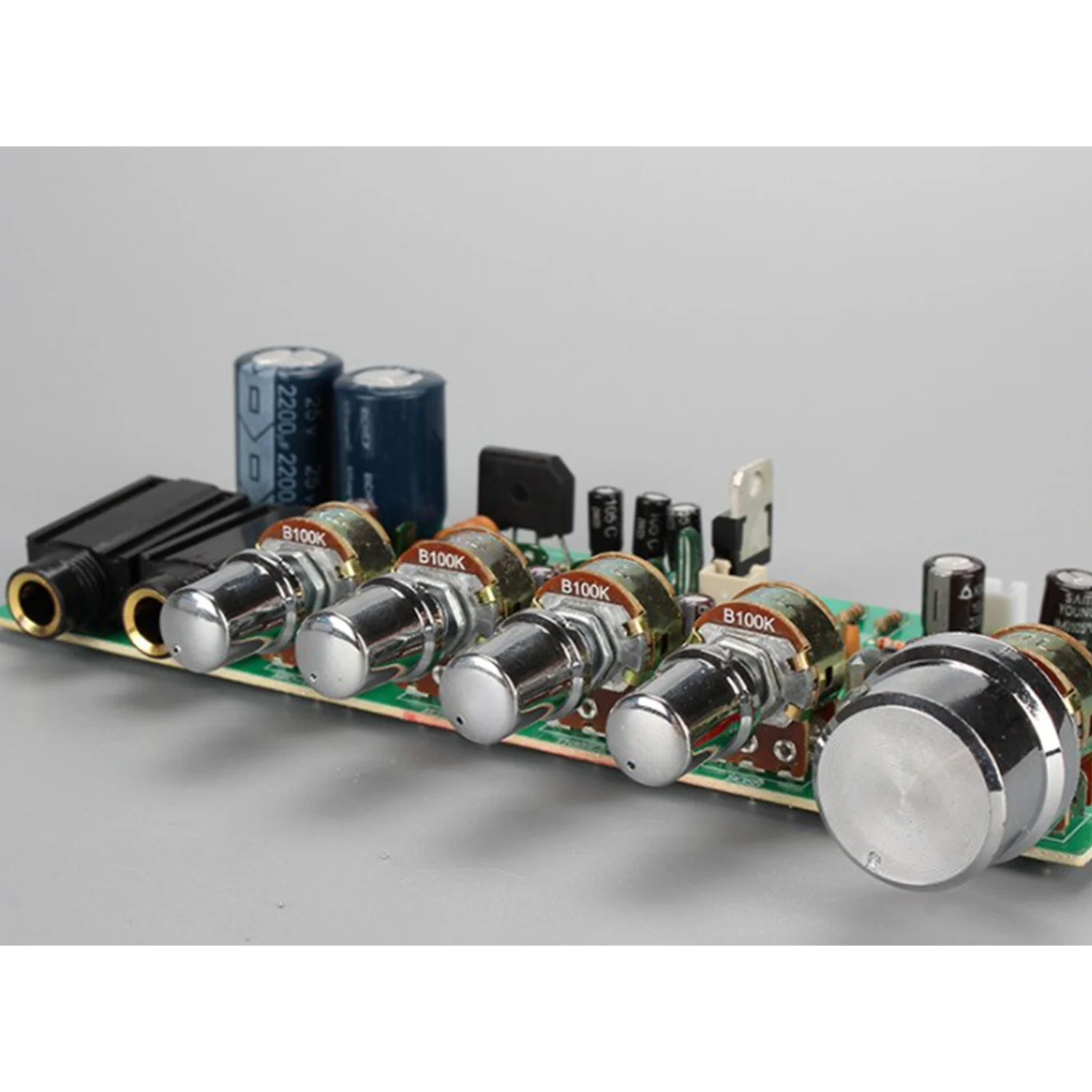Цифровой микрофонный усилитель Tone Board PT2399 Плата предусилителя караоке реверберации Dual AC12-15V - 1