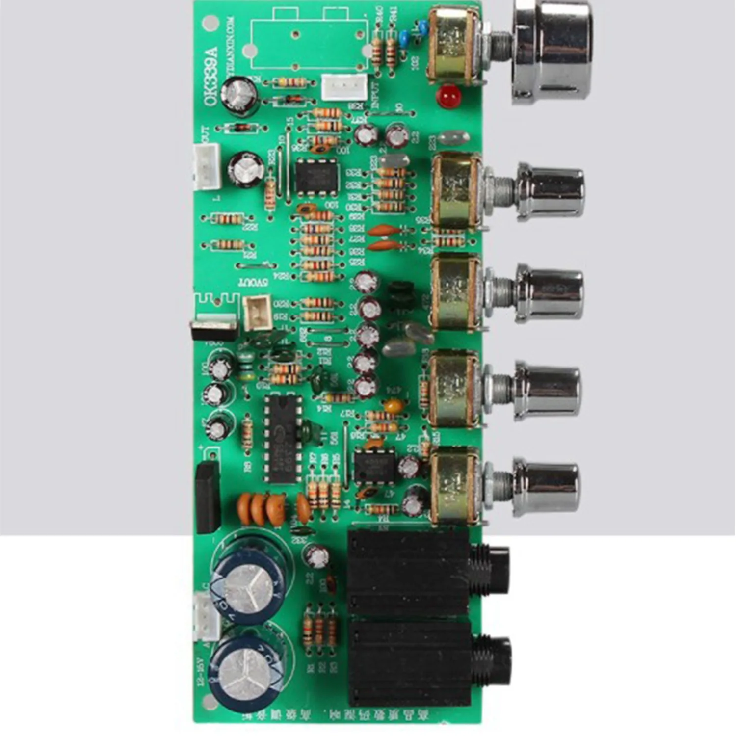 Цифровой микрофонный усилитель Tone Board PT2399 Плата предусилителя караоке реверберации Dual AC12-15V - 2