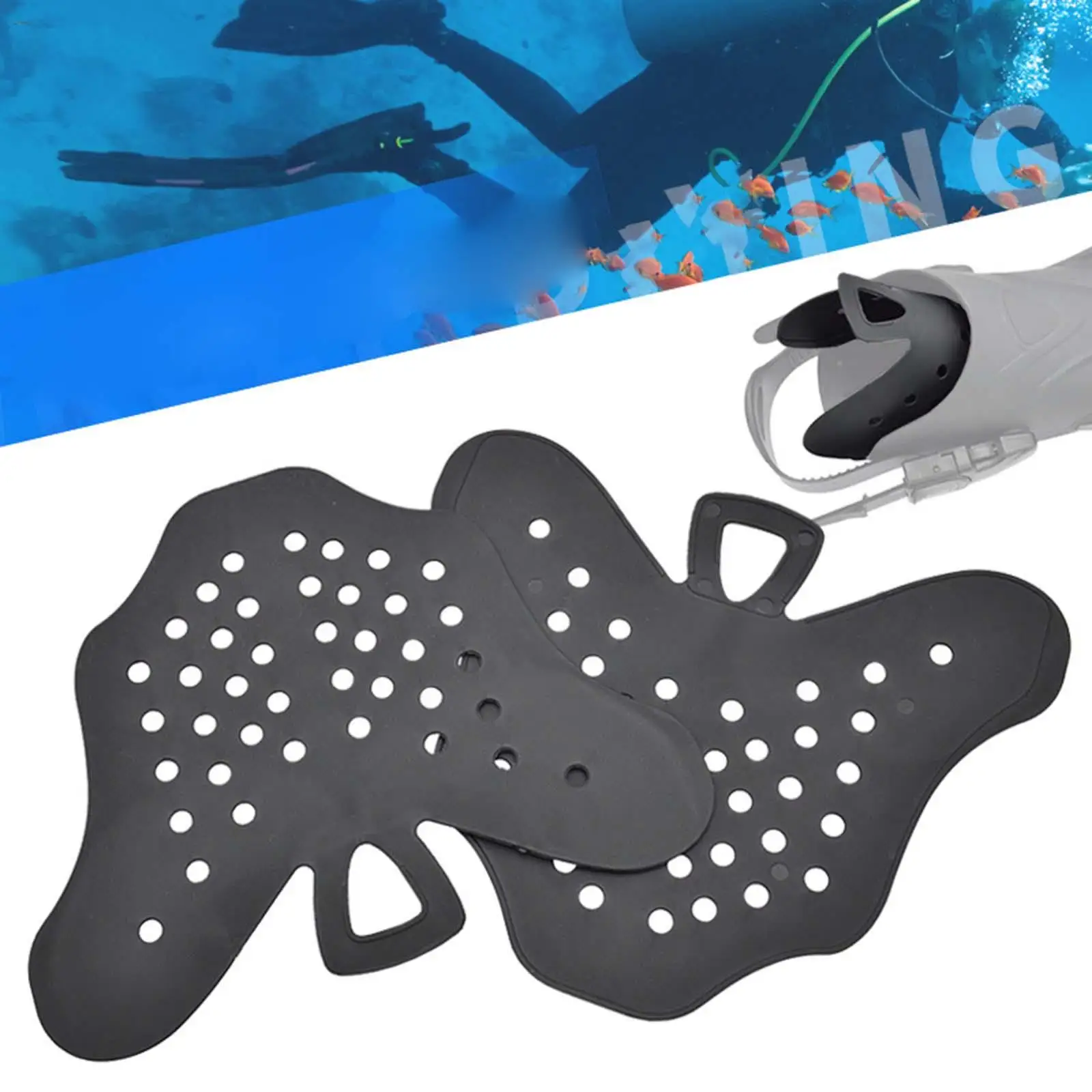  Flip Fin Holder Практичные ласты для дайвинга Обувь Поддержка для спортивных плавательных мужчин - 1