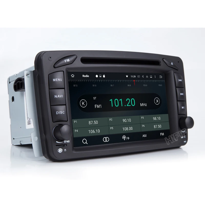 Автомобильный мультимедийный плеер 2 DIN Автомагнитола GPS Android 10 для Mercedes / Benz / CLK / W209 / Vito / W639 / Viano / Vito Автомобильный DVD-плеер DSP Carplay - 5