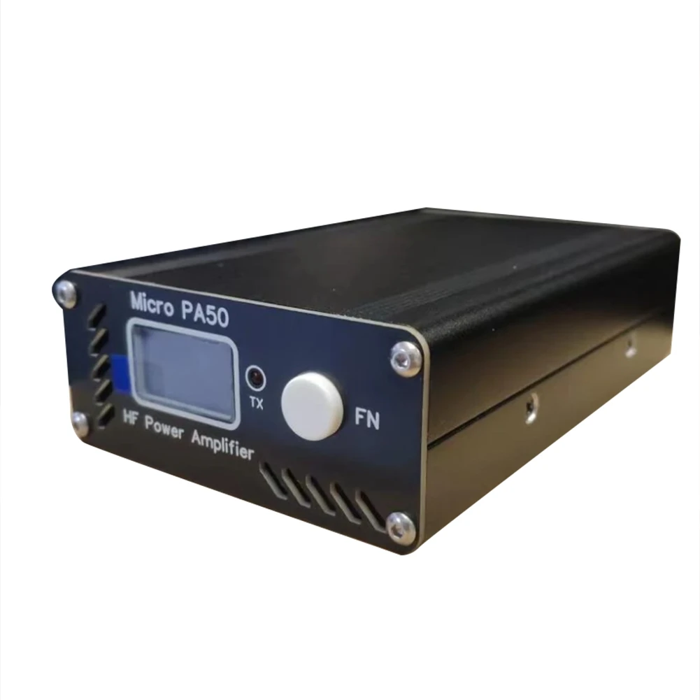  Micro-Type PA50 50 Вт 3,5 МГц-28,5 МГц Интеллектуальный коротковолновый КВ усилитель мощности с измерителем мощности / КСВ + автоматический фильтр ФНЧ - 0