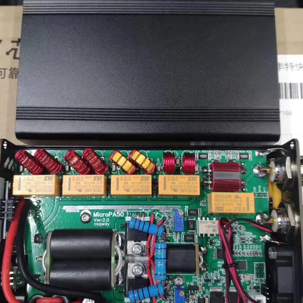  Micro-Type PA50 50 Вт 3,5 МГц-28,5 МГц Интеллектуальный коротковолновый КВ усилитель мощности с измерителем мощности / КСВ + автоматический фильтр ФНЧ - 2