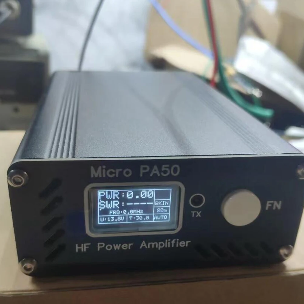  Micro-Type PA50 50 Вт 3,5 МГц-28,5 МГц Интеллектуальный коротковолновый КВ усилитель мощности с измерителем мощности / КСВ + автоматический фильтр ФНЧ - 5