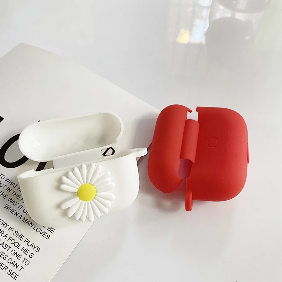 Модный чехол для цветка Daisy для чехла Realme Buds Air 5 Pro Симпатичный силиконовый чехол для наушников с брелоком для аксессуаров - 4