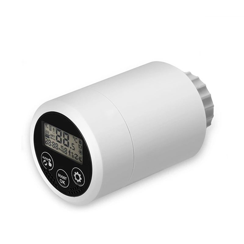 Tuya Zigbee 3.0 Термостат Радиаторный клапан Smart TRV Программируемый контроллер температуры для Alexa Google Home Gateway - 0
