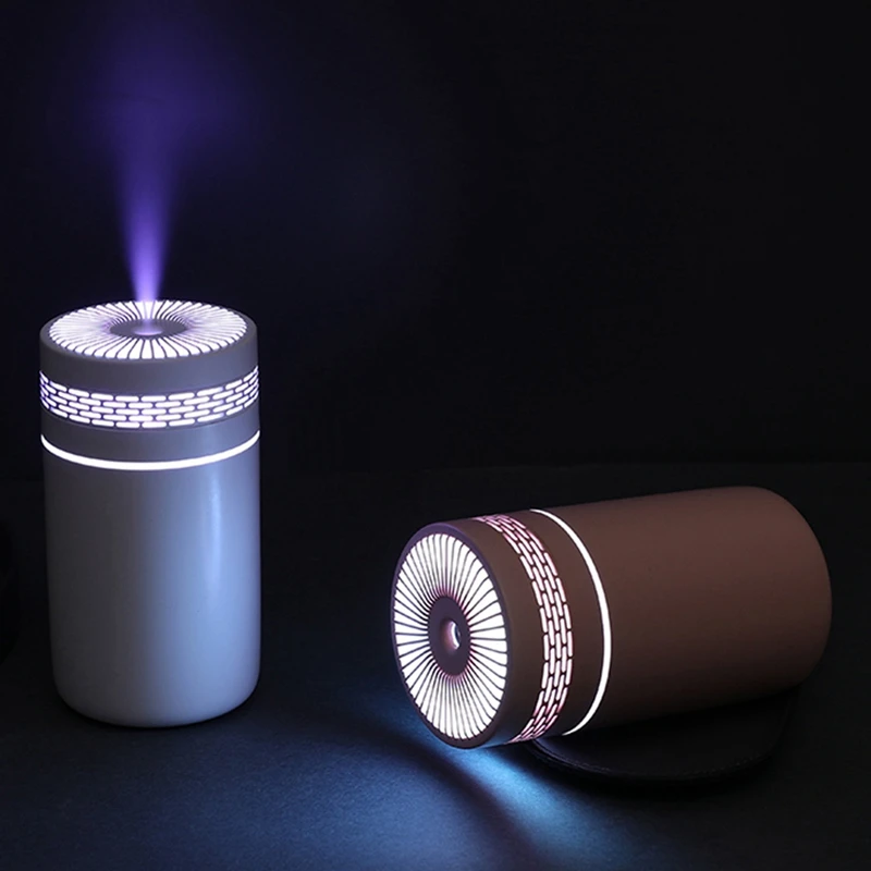 Портативный увлажнитель воздуха 250 мл Ароматерапия Увлажнитель воздуха для дома Автомобильный USB-распылитель со светодиодной цветной ночной лампой Очиститель - 4