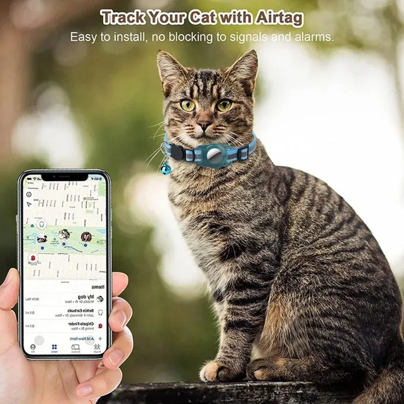  для Apple Airtag Противоударный защитный чехол для AirTag Водонепроницаемый держатель против царапин для ошейников домашних животных - 4