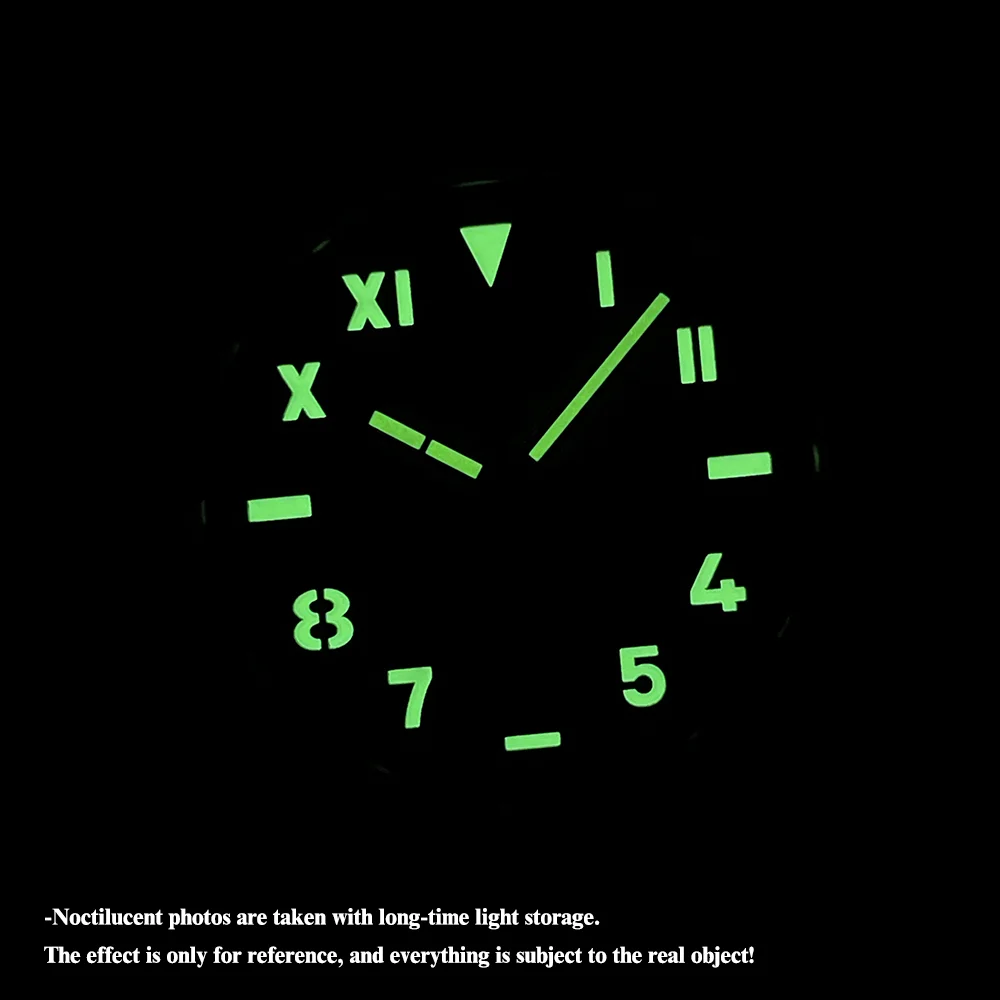 STEELFLIER SF760 Мужские автоматические стальные часы Зеленый светящийся циферблат Сапфировое стекло 200M Водонепроницаемые NH35 Movt Механические наручные часы - 2