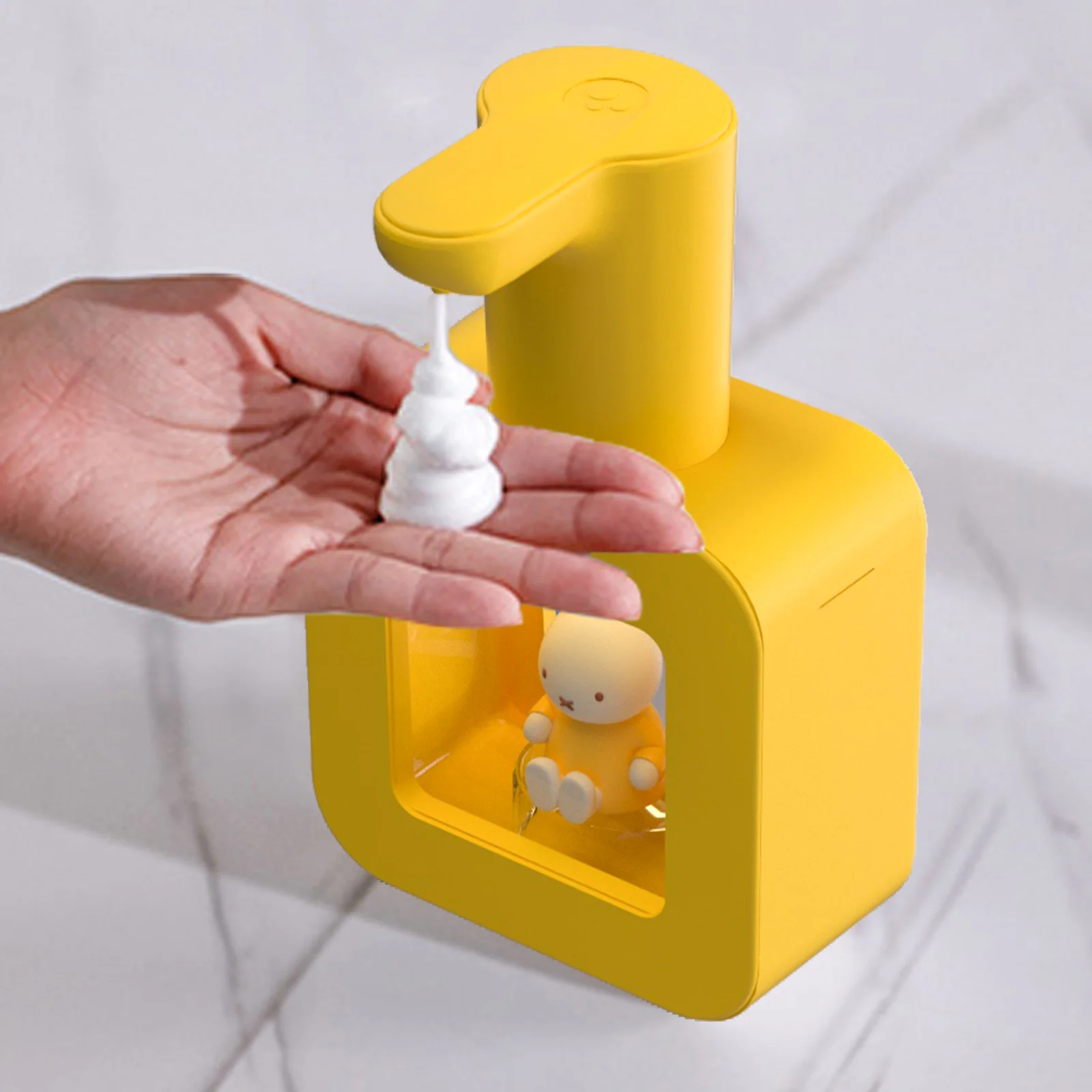 Miffy Автоматический дозатор мыла для рук Mipow X Miffy Cute 400 мл Перезаряжаемый автоматический пенящийся дозатор мыла для рук, IPX5 водонепроницаемый - 4