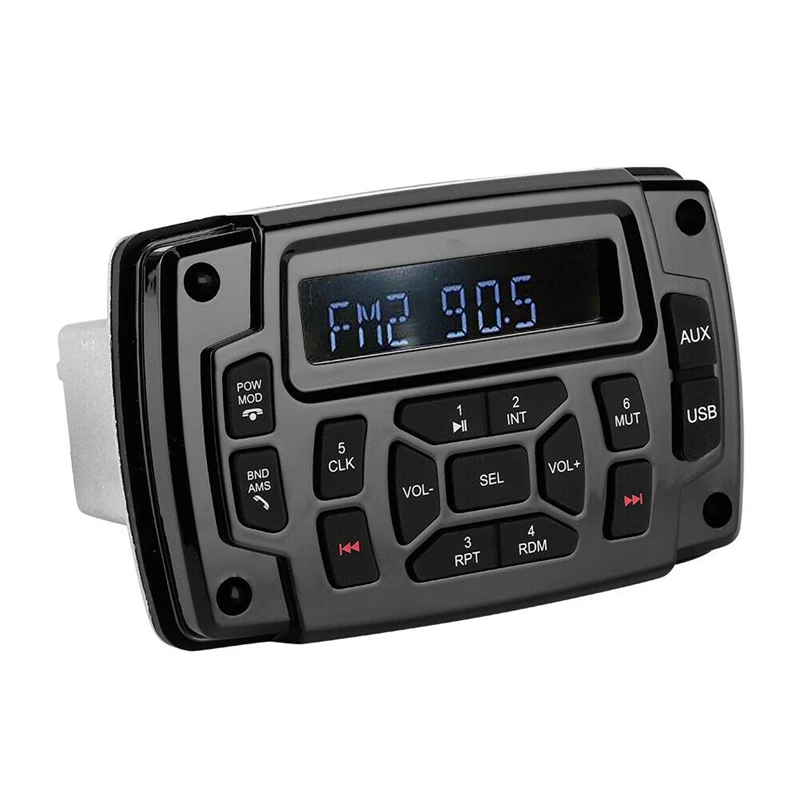  Морской Bluetooth-ресивер, MP3-плеер, 12 В FM AM Приемник Стереоприемник для морской лодки Морской стерео - 2