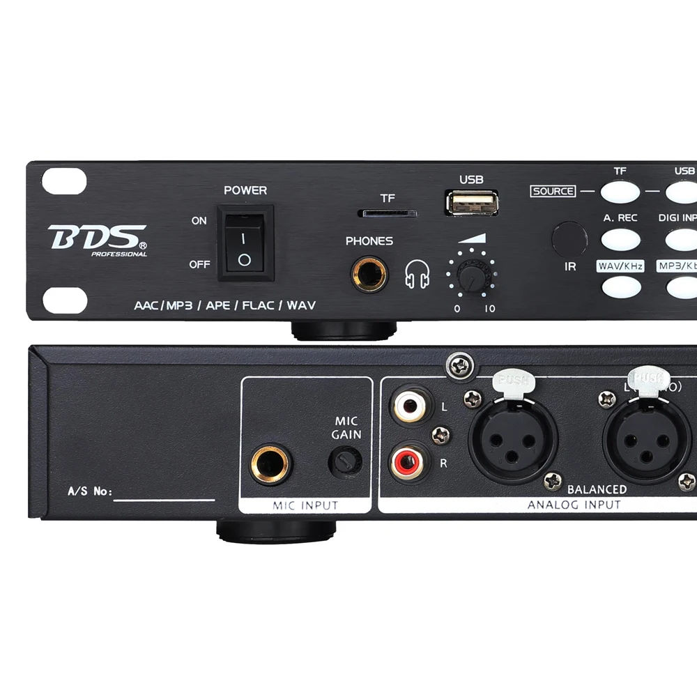YYHC BDS RI-99MK2 Rack USB TF Digital Recorder Проигрыватель аудиорекордеров для записи выступлений на конференциях - 1