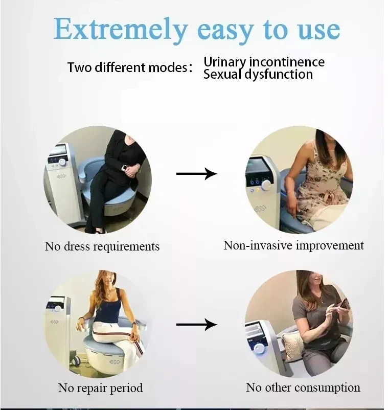 Используйте массажное кресло для тренировки мышц тазового дна Emszero для достижения хорошего здоровья таза: улучшение недержания мочи - 5